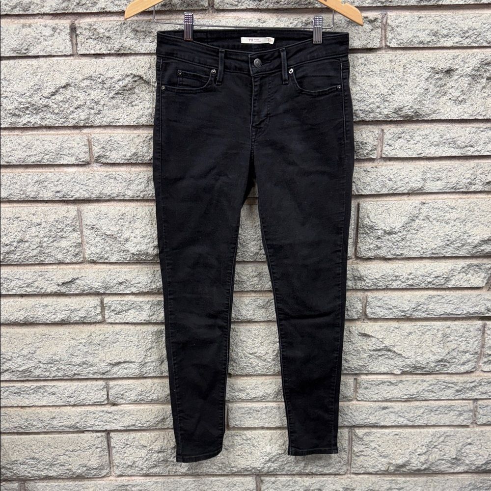 Levi's 711 Women's Jet Black Skinny Jeans